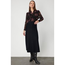 On Triko Pileli Midi Triko Etek 65210-26K