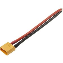 Sanec XT90 Erkek Lipo Pil Şarj Kablosu 15 cm 2,5mm Siaf Silikon Kablolu