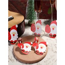 10 Adet Noel Baba Temalı Renkli Lolipop Kartı, Yılbaşı Şıklığı Için Harika Seçim