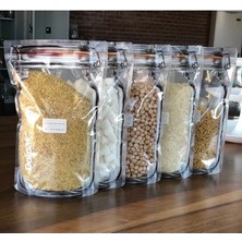 LTG Nova Kavanoz Görünümlü Kilitli Saklama Poşeti 620 ml (1 Adet )