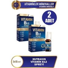Nutraxin Vitamin B12 Sprey 15 ml 2 Adet