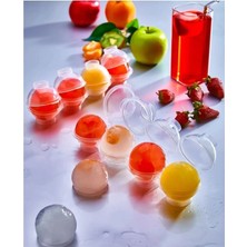 LTG Nova Üstten Doldurmalı Yatay 4 Bölmeli Küre Buz Topu Kalıbı - Yuvarlak Buz Topu Yapma Aparatı