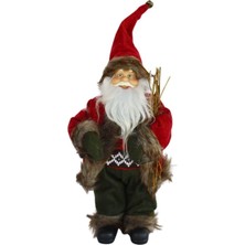 Renkli 35CM Noel Baba Çalışan Figür, Yılbaşı Dekorasyonu