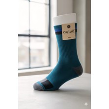 Aytuğ; Pamuk Soket Havlu Erkek Çorabı; Asorti 12'li Kutu; Kışlık; 41-45