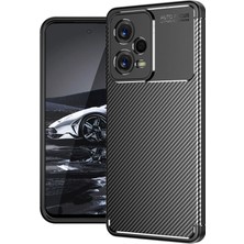 Techno Guru Poco X5 5g Kılıf Karbon Desenli Şık Darkon Premium Silikon Kapak