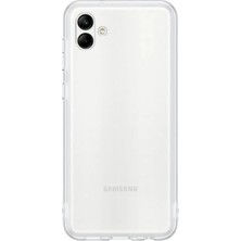 Techno Guru Samsung Galaxy A04 Kılıf Esnek Şeffaf Clearflex Premium Silikon Kılıf