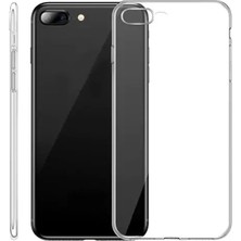iPhone 8 Plus Kılıf Esnek Şeffaf Clearflex Premium Silikon Kılıf