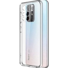 Techno Guru Redmi Note 11T Kılıf Esnek Şeffaf Clearflex Premium Silikon Kılıf
