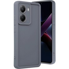 Techno Guru Poco X7 Pro Kılıf Kenarları Yükseltili Soft Viera Premium Silikon Kapak