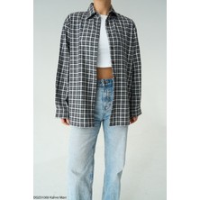 Deva By Gülten Berk Kadın Kareli Ekose Desen Oduncu Gömleği