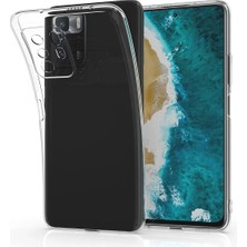 Techno Guru Poco X3 Gt Kılıf Esnek Şeffaf Clearflex Premium Silikon Kılıf