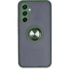 Techno Guru Samsung Galaxy A54 5g Kılıf Arkası Buz Tasarımlı ve Yüzüklü Kenarları Renkli Şık Montreal Yüzüklü Silikon Kapak