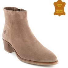 Hush Puppies Befasi 725011 Gerçek Deri, Anatomik, Kadın Bot Koyu Bej