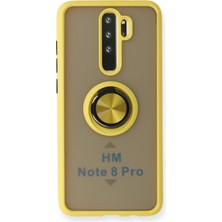 Royal Case Redmi Note 8 Pro Kılıf Yüzüklü ve Stant Özellikli Şık Premium Silikon Kapak Ryc/montreal Yüzüklü