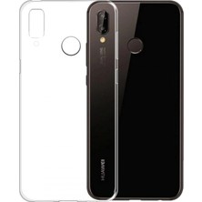 Techno Guru Huawei P20 Lite Kılıf Esnek Şeffaf Clearflex Premium Silikon Kılıf