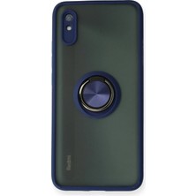 Royal Case Redmi 9A Kılıf Yüzüklü ve Stant Özellikli Şık Premium Silikon Kapak Ryc/montreal Yüzüklü