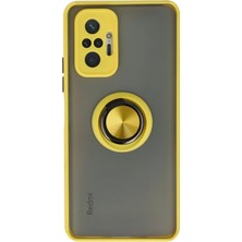 Royal Case Redmi Note 10 Pro Kılıf Yüzüklü ve Stant Özellikli Şık Premium Silikon Kapak Ryc/montreal Yüzüklü