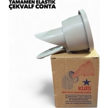 Tam Elastik Koku Yok! Çekvalfli Adaptör Conta Lavabo Gideri Koku Önleyici Gider Adaptör 2 Adet