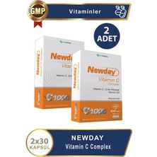 Newday Vitamin C 1000 Complex 30 Kapsül 2 Adet