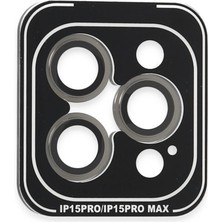Buğz Joko Iphone 15 Pro Max Pvd Metal Kamera Lens - Gri