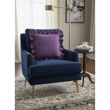 Fırfırlı Kırlent Kılıfı Sıvı Itici Özeliğe Sahip