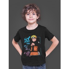 Bumeta Naruto Kakashi Anime Japanese Japan Ninja Stil Korea Dizi Çocuk Tişört T-Shirt