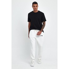 Superlife Erkek Içi Polarlı 3 Iplik Kalın New York  Baskılı Eşofman Altı SPR25EA97