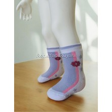 Renkli Erkek ve Kız Çocuk Kışlık Pamuklu Çorap 4’lü Set