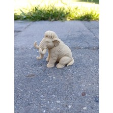 TSC 12CM Mamut Heykelciği Oturma Odası Fil Biblo Ev Dekor Figürü