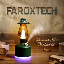 FaroxTech Şarjlı Nostaljik Hava Nemlendirici | Gaz - Kandil Lambası Tasarımlı | Koku ve Hava Temizleyici