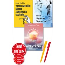 Destek Yayınları Alfa Kalem+ Seda Eroğlu 3 Kitap (Vazgeçmediğin Sürece Zorluklar Geçicidir+Uyursak Geçer Mi+Metatron)