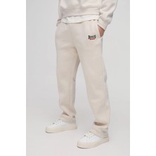 Superlife Erkek Içi Polarlı 3 Iplik Kalın B.brooklyn Baskılı Eşofman Altı SPR25EA96