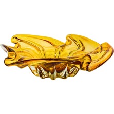 Lara Decor Bal Sıcak Cam Kıvrım Tabak