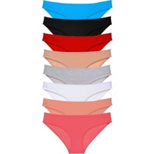 Royaleks 8 Adet Süper Eko Set Likralı Kadın Slip Külot Set 2