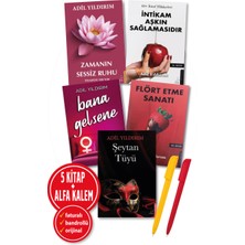 Destek Yayınları Alfa Kalem+ Adil Yıldırım 5 Kitap Yeni(Zamanın Sessiz Ruhu+Şeytan Tüyü+Bana Gelsene)Edebiyat Destek