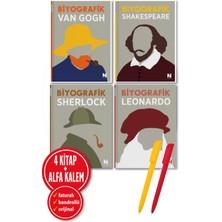 Nepal Kitap Alfa Kalem+ Sophie C. Viv C. Andrew K. 4 Kitap (Biyografik Van Gogh,shakespeare,sherlock,leonardo)