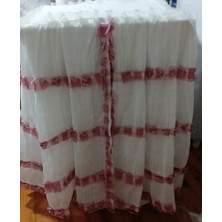 Beyaz Çamaşır Makinesi Örtüsü, Koruyucu ve Şık Tasarım