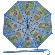 Kuzey Plastik Bardaklı Düdüklü Erkek Çocuk Şemsiye