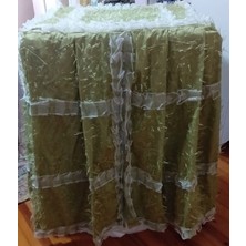 Yeşil Çamaşır Makinesi Örtüsü, Dayanıklı ve Şık Koruma Ürünü