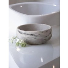 Antrasit Beton Kase ve Havluluk, Şık ve Modern Banyo Dekoru