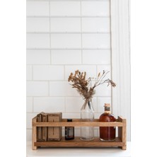 Doğal Ahşap Çok Amaçlı Ev Düzeni, Pratik ve Şık Organizatör