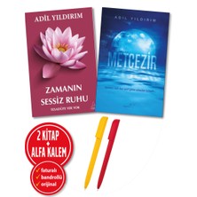 Alfa Kalem+ Adil Yıldırım 2 Kitap (Zamanın Sessiz Ruhu+Metcezir) Roman Öykü Yeni Destek Yayınları