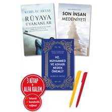 Destek Yayınları Alfa Kalem+ Kubilay Aktaş 3 Kitap Yeni (Rüyaya Uyananlar+Son Insan Medeniyeti+Hz.muhammed ve Ashabı)