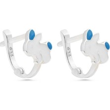 Gumush Hk Gümüş Çocuk Küpe Tavşan |gümüş Takı Hediyelik Ürünler