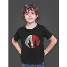 Bumeta Anime White Red Naruto Kakashi Ball Çocuk Tişört T-Shirt