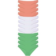 Royaleks 12 Adet Süper Eko Set Likralı Kadın Slip Külot 510