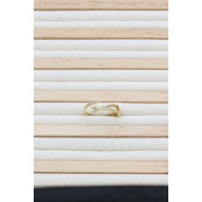 Xuping Jewelry Stil Incisi/xupıng Jewelry Çapraz Zirkon Taşlı Yüzük