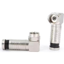 LTG Nova Nova Sıkmalı Rg6/u6 L Tipi Çevirmeli F Konnektör Özellikleri