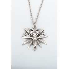 Alooya Witcher 3 Gümüş Kaplama Düz Zincir Kolye