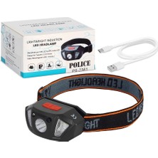 Epilons Police PS-2361 Şarjlı Kafa Feneri